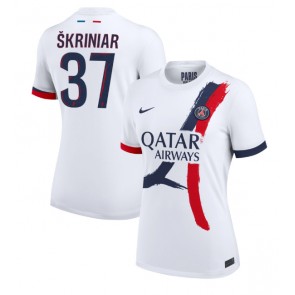 Paris Saint-Germain Milan Skriniar #37 Gostujuci Dres za Ženska 2024-25 Kratak Rukavima